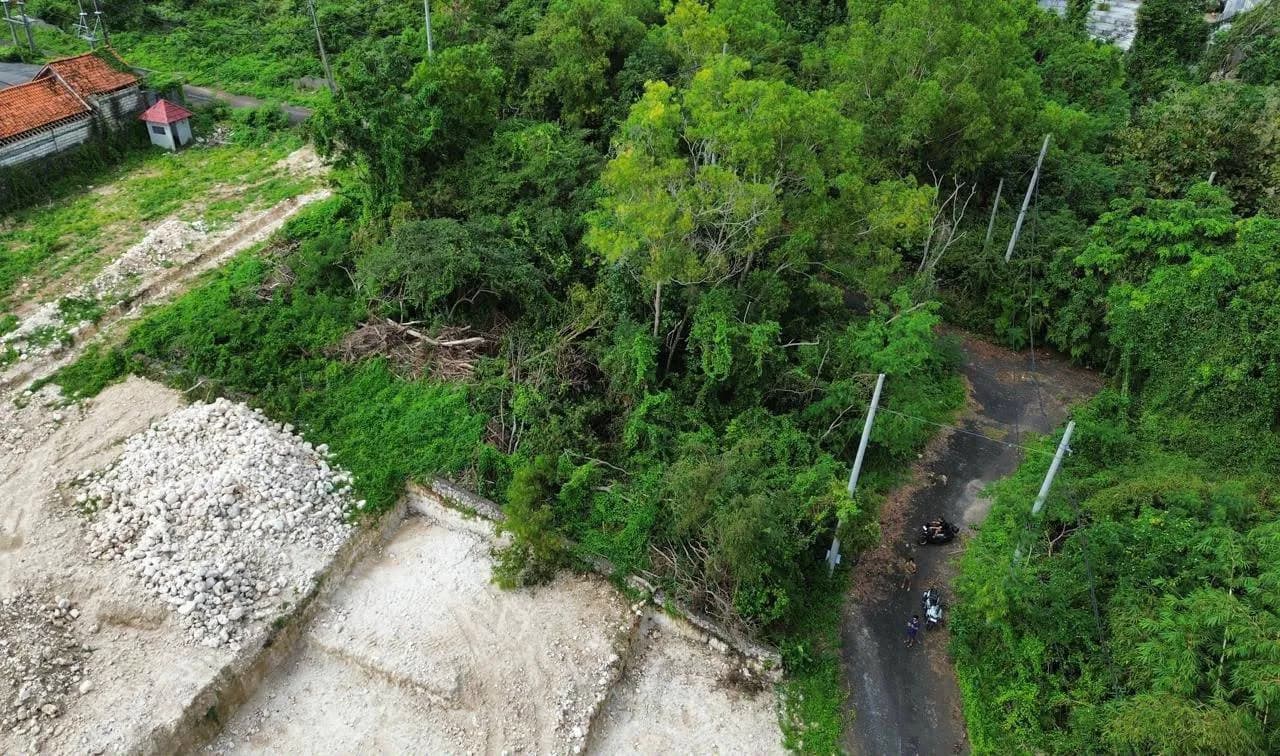 2.3 Are Jungle View Land in Ungasan Near Dreamland